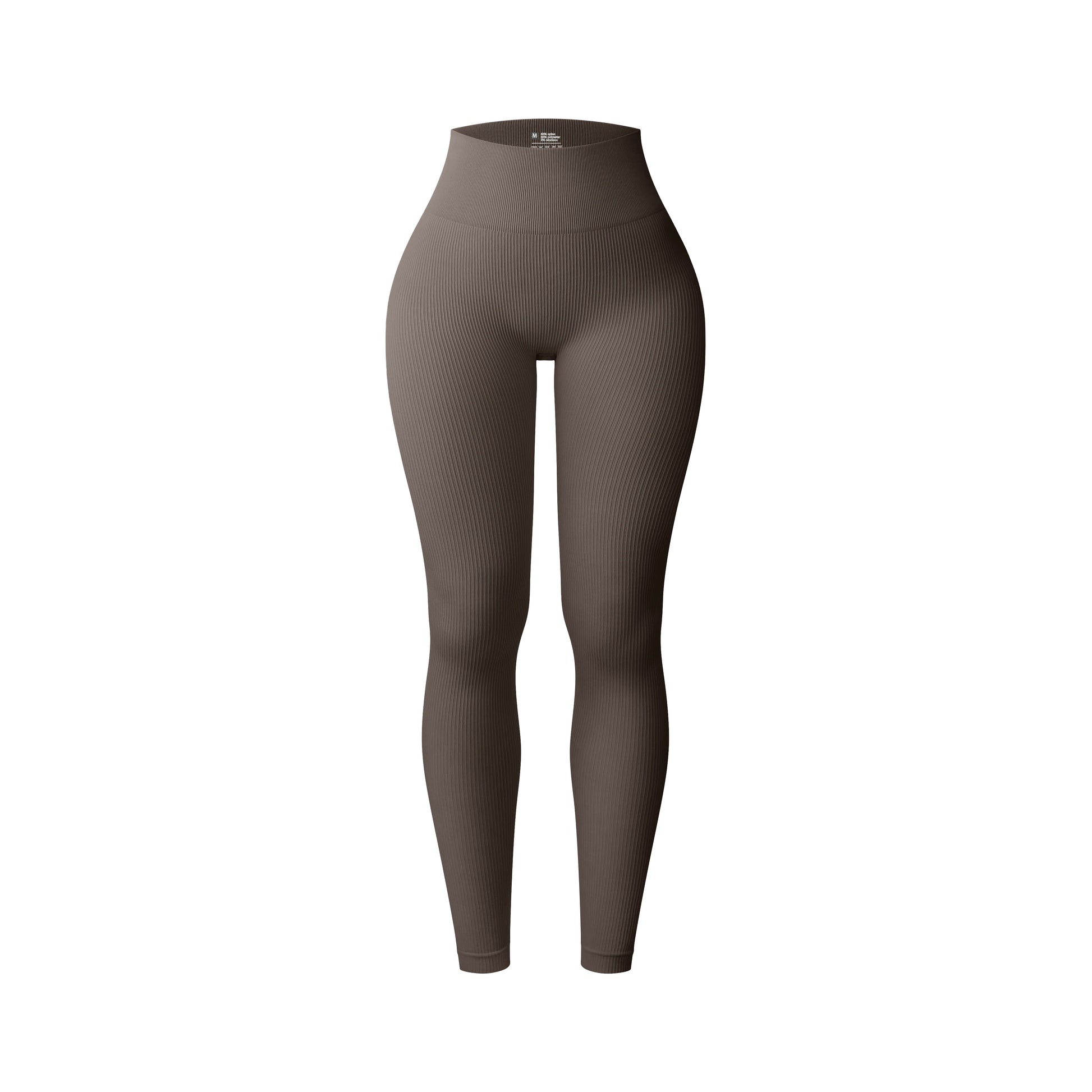 tealeaf high waist ribbed classic gym leggings to perfectly shape and sculpt the waist and booty during intense leg or core days in the gym